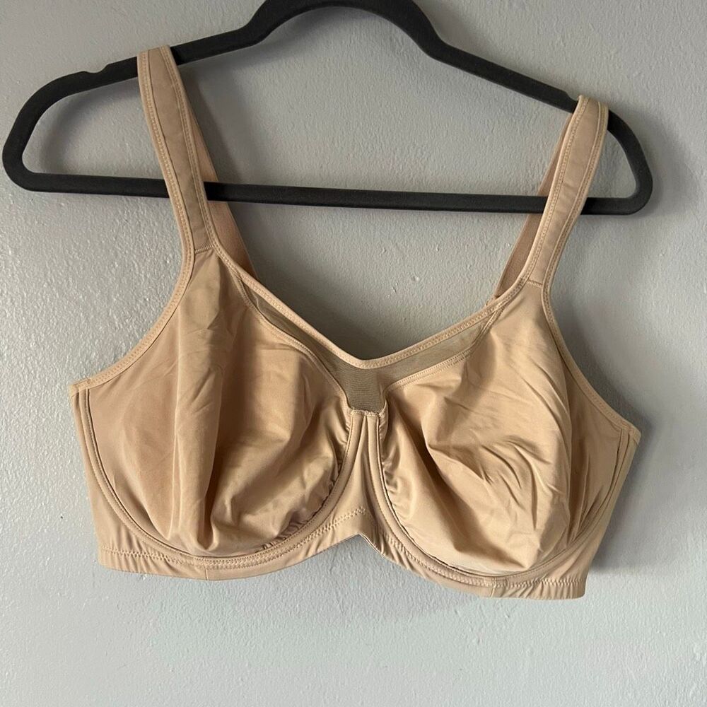 HSIA Women's Minimizer Bra Plus Set 42 D Unlined Full Coverage Wide Strap i